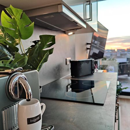 Maisonette-Penthouse Inklusive Whirlpool Ueber Den Daechern Von Magdeburg Exteriör bild